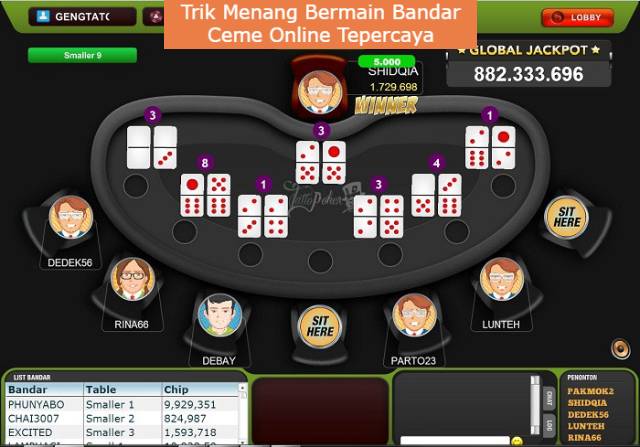 Trik Menang Bermain Bandar Ceme Online Tepercaya